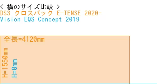 #DS3 クロスバック E-TENSE 2020- + Vision EQS Concept 2019